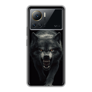 Силиконовый чехол на Infinix Note 12 VIP с принтом Волк Силиконовый чехол на Infinix Note 12 VIP с принтом Волк
