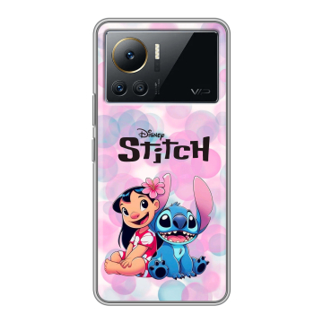 Силиконовый чехол на Infinix Note 12 VIP с принтом Лило и Стич Силиконовый чехол на Infinix Note 12 VIP с принтом Лило и Стич