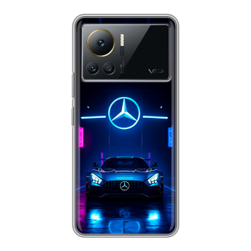Силиконовый чехол на Infinix Note 12 VIP с принтом Mercedes Мерседес Силиконовый чехол на Infinix Note 12 VIP с принтом Mercedes Мерседес