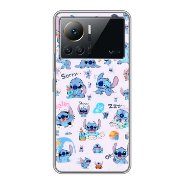 Силиконовый чехол на Infinix Note 12 VIP с принтом Лило и Стич