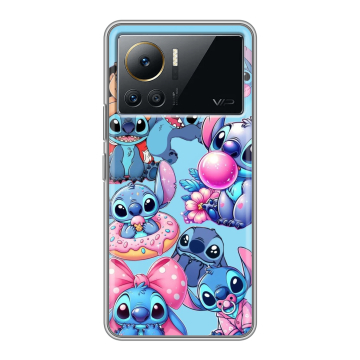 Силиконовый чехол на Infinix Note 12 VIP с принтом Лило и Стич