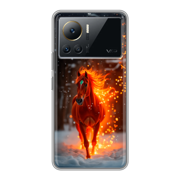 Силиконовый чехол на Infinix Note 12 VIP с принтом Новый год