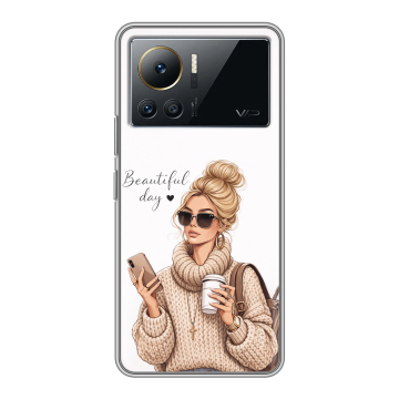 Силиконовый чехол на Infinix Note 12 VIP с принтом женский Силиконовый чехол на Infinix Note 12 VIP с принтом женский