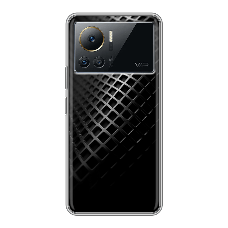 Силиконовый чехол на Infinix Note 12 VIP с принтом Текстура металла Силиконовый чехол на Infinix Note 12 VIP с принтом Текстура металла