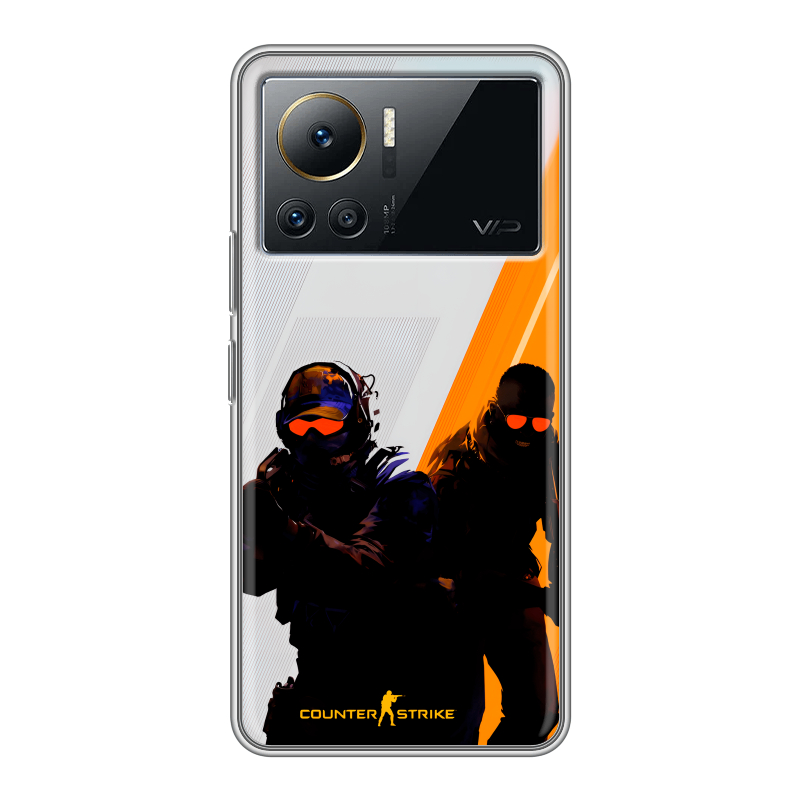 Силиконовый противоударный чехол на Infinix Note 12 VIP с принтом Контер страйк Counter strike Силиконовый противоударный чехол на Infinix Note 12 VIP с принтом Контер страйк Counter strike