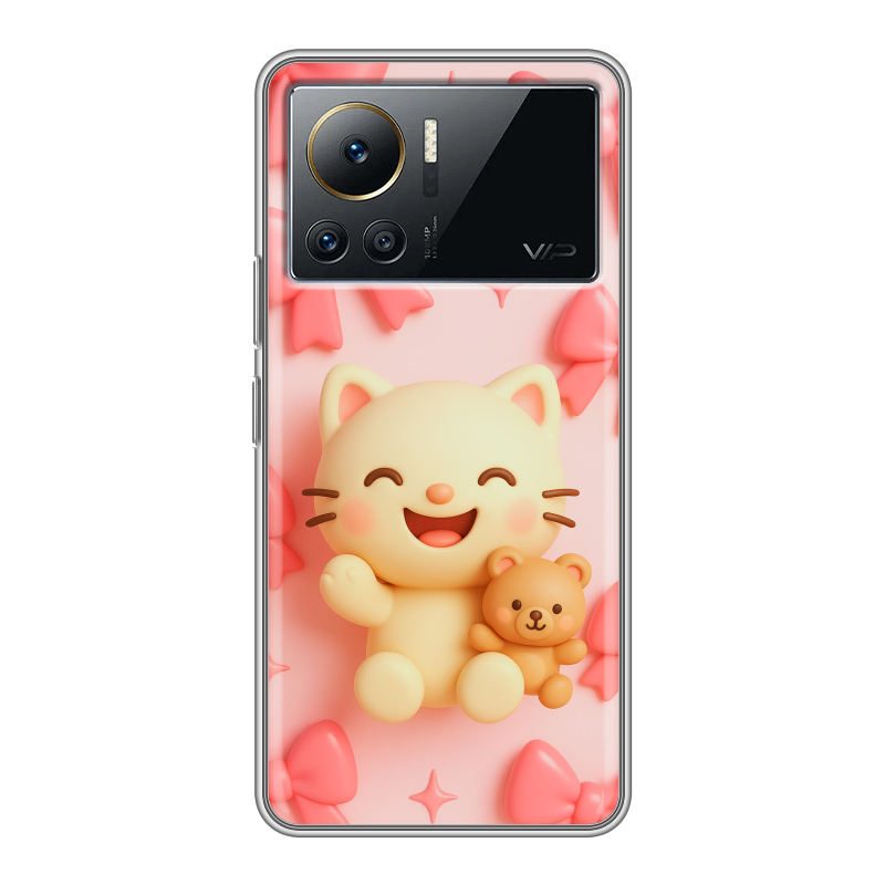 Силиконовый противоударный чехол на Infinix Note 12 VIP с принтом для девочек Силиконовый противоударный чехол на Infinix Note 12 VIP с принтом для девочек