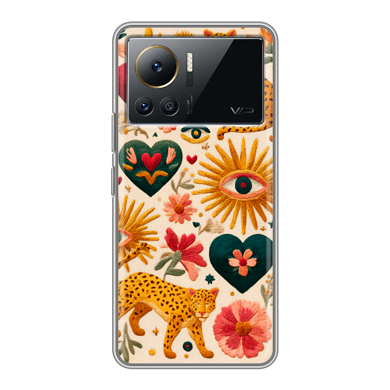 Силиконовый чехол на Infinix Note 12 VIP с принтом Модный принт Силиконовый чехол на Infinix Note 12 VIP с принтом Модный принт