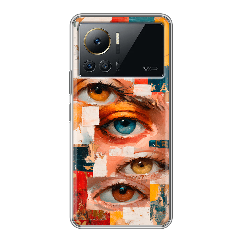 Силиконовый чехол на Infinix Note 12 VIP с принтом Модный принт Силиконовый чехол на Infinix Note 12 VIP с принтом Модный принт