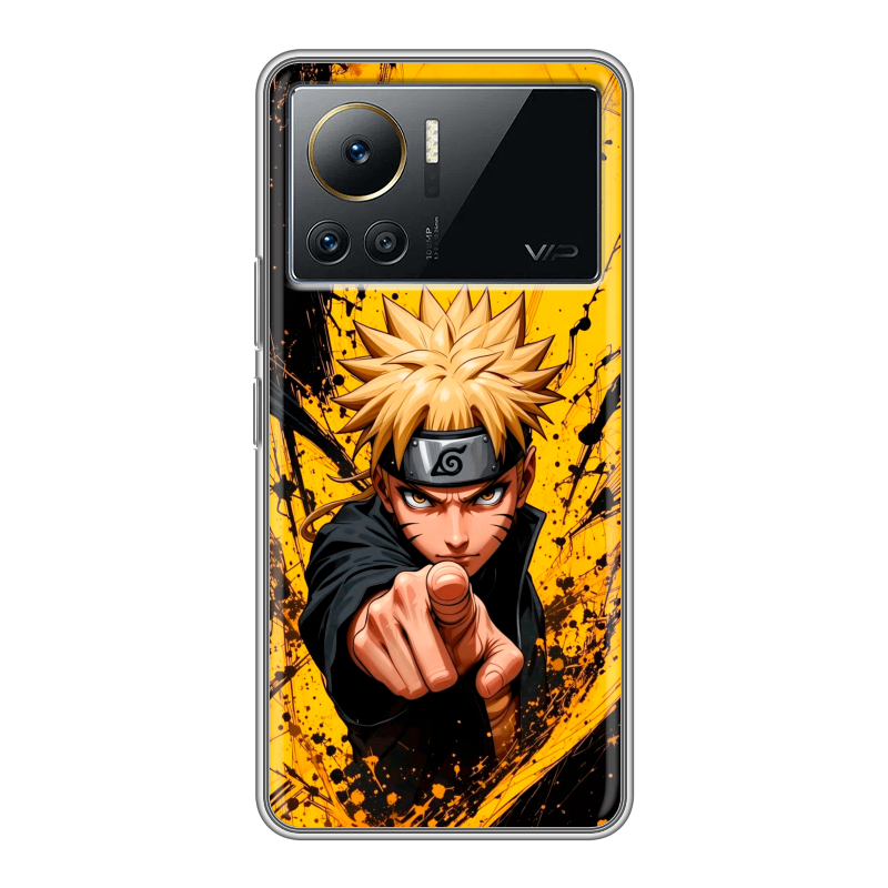 Силиконовый чехол на Infinix Note 12 VIP с принтом Naruto Наруто Силиконовый чехол на Infinix Note 12 VIP с принтом Naruto Наруто
