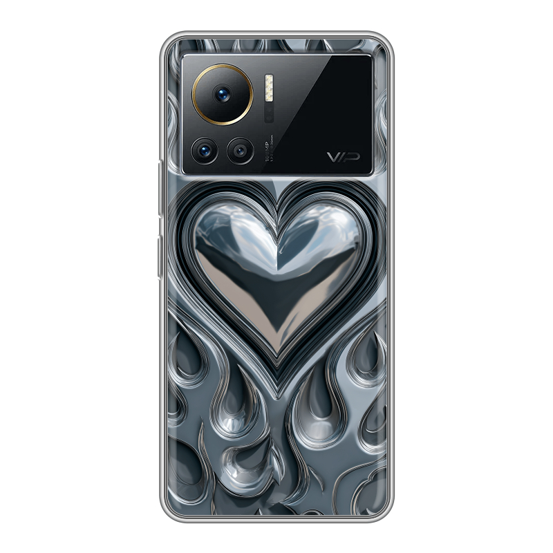 Силиконовый противоударный чехол на Infinix Note 12 VIP с принтом Y2K Силиконовый противоударный чехол на Infinix Note 12 VIP с принтом Y2K