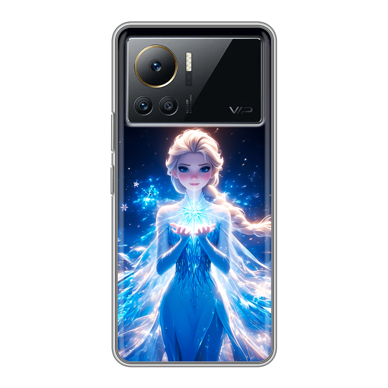 Силиконовый чехол на Infinix Note 12 VIP с принтом Холодное сердце Frozen Силиконовый чехол на Infinix Note 12 VIP с принтом Холодное сердце Frozen
