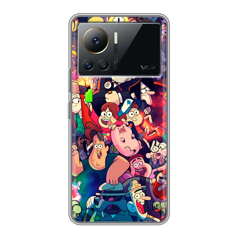 Силиконовый чехол на Infinix Note 12 VIP с принтом Gravity Falls Гравити Фолз Силиконовый чехол на Infinix Note 12 VIP с принтом Gravity Falls Гравити Фолз