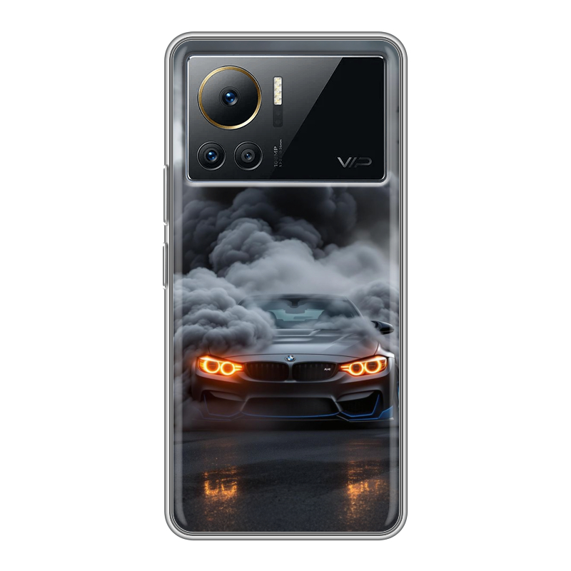 Силиконовый чехол на Infinix Note 12 VIP с принтом BMW БМВ Силиконовый чехол на Infinix Note 12 VIP с принтом BMW БМВ