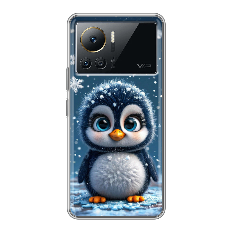 Силиконовый чехол на Infinix Note 12 VIP с принтом Новый год Силиконовый чехол на Infinix Note 12 VIP с принтом Новый год