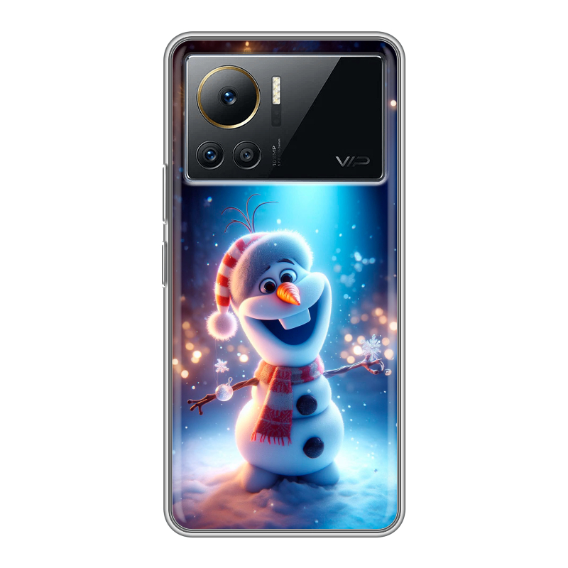 Силиконовый противоударный чехол на Infinix Note 12 VIP с принтом Новый год Силиконовый противоударный чехол на Infinix Note 12 VIP с принтом Новый год