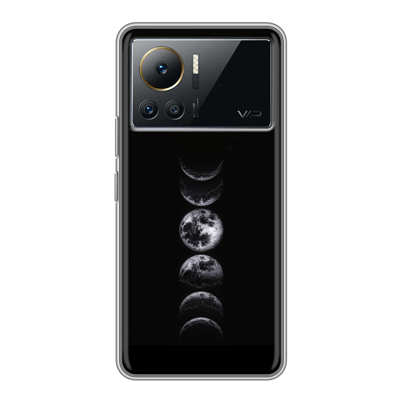 Силиконовый противоударный чехол на Infinix Note 12 VIP с принтом женский Силиконовый противоударный чехол на Infinix Note 12 VIP с принтом женский