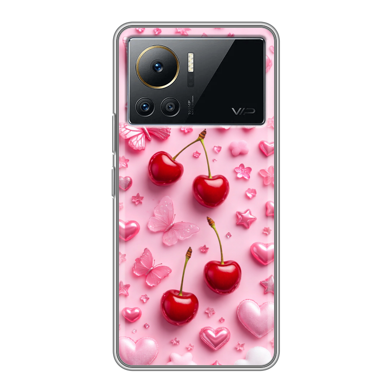 Силиконовый чехол на Infinix Note 12 VIP с принтом для девочек Силиконовый чехол на Infinix Note 12 VIP с принтом для девочек