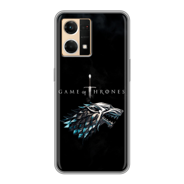 Силиконовый чехол на OPPO Reno7 с принтом Игра Престолов Game Thrones Силиконовый чехол на OPPO Reno7 с принтом Игра Престолов Game Thrones