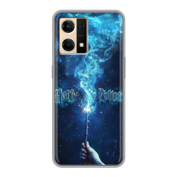 Силиконовый чехол на OPPO Reno7 с принтом Harry Potter Гарри Поттер Силиконовый чехол на OPPO Reno7 с принтом Harry Potter Гарри Поттер