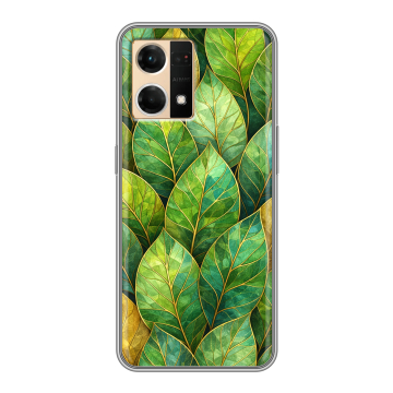 Силиконовый чехол на OPPO Reno7 с принтом женский Силиконовый чехол на OPPO Reno7 с принтом женский