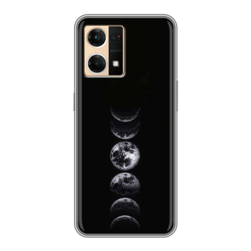 Силиконовый чехол на OPPO Reno7 с принтом женский Силиконовый чехол на OPPO Reno7 с принтом женский