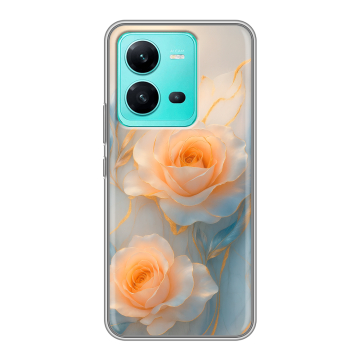 Силиконовый чехол на Vivo V25 с принтом Женский Силиконовый чехол на Vivo V25 с принтом Женский
