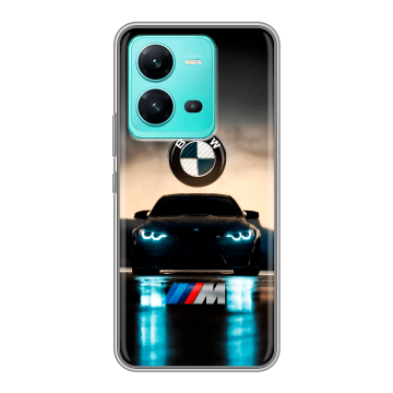 Силиконовый чехол на Vivo V25 с принтом БМВ BMW Силиконовый чехол на Vivo V25 с принтом БМВ BMW