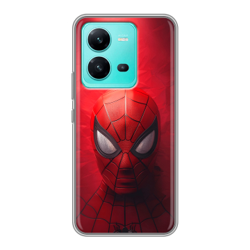 Силиконовый чехол на Vivo V25 с принтом Spiderman Человек паук Силиконовый чехол на Vivo V25 с принтом Spiderman Человек паук