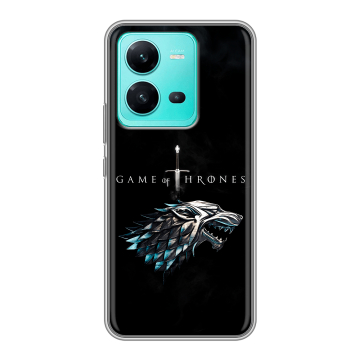 Силиконовый чехол на Vivo V25 с принтом Игра Престолов Game Thrones Силиконовый чехол на Vivo V25 с принтом Игра Престолов Game Thrones