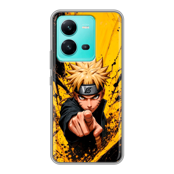 Силиконовый чехол на Vivo V25 с принтом Naruto Наруто Силиконовый чехол на Vivo V25 с принтом Naruto Наруто