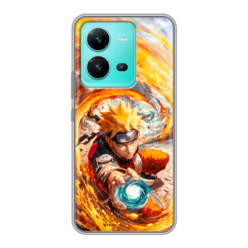 Силиконовый чехол на Vivo V25 с принтом Аниме Наруто Naruto Силиконовый чехол на Vivo V25 с принтом Аниме Наруто Naruto