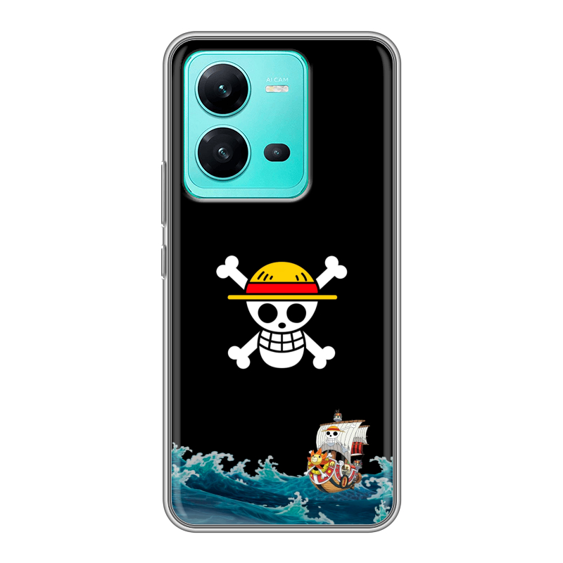 Силиконовый чехол на Vivo V25 с принтом One Piece Ван Пис Силиконовый чехол на Vivo V25 с принтом One Piece Ван Пис