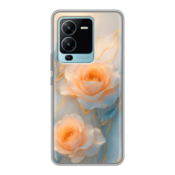 Силиконовый чехол на Vivo V25 Pro с принтом Женский Силиконовый чехол на Vivo V25 Pro с принтом Женский