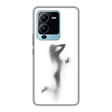 Силиконовый чехол на Vivo V25 Pro с принтом Силуэт Силиконовый чехол на Vivo V25 Pro с принтом Силуэт