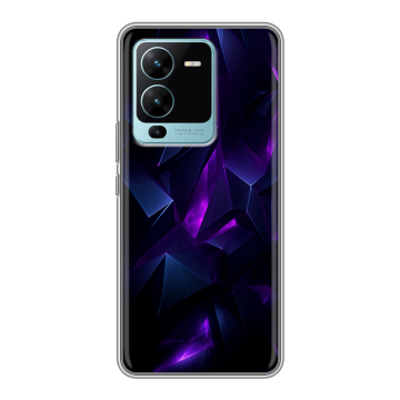 Силиконовый чехол на Vivo V25 Pro с принтом Абстракиция Силиконовый чехол на Vivo V25 Pro с принтом Абстракиция