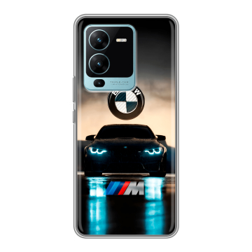 Силиконовый чехол на Vivo V25 Pro с принтом БМВ BMW