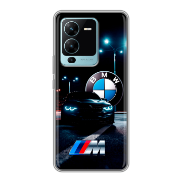 Силиконовый чехол на Vivo V25 Pro с принтом БМВ BMW