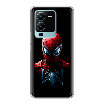 Силиконовый чехол на Vivo V25 Pro с принтом Spiderman Человек паук Силиконовый чехол на Vivo V25 Pro с принтом Spiderman Человек паук