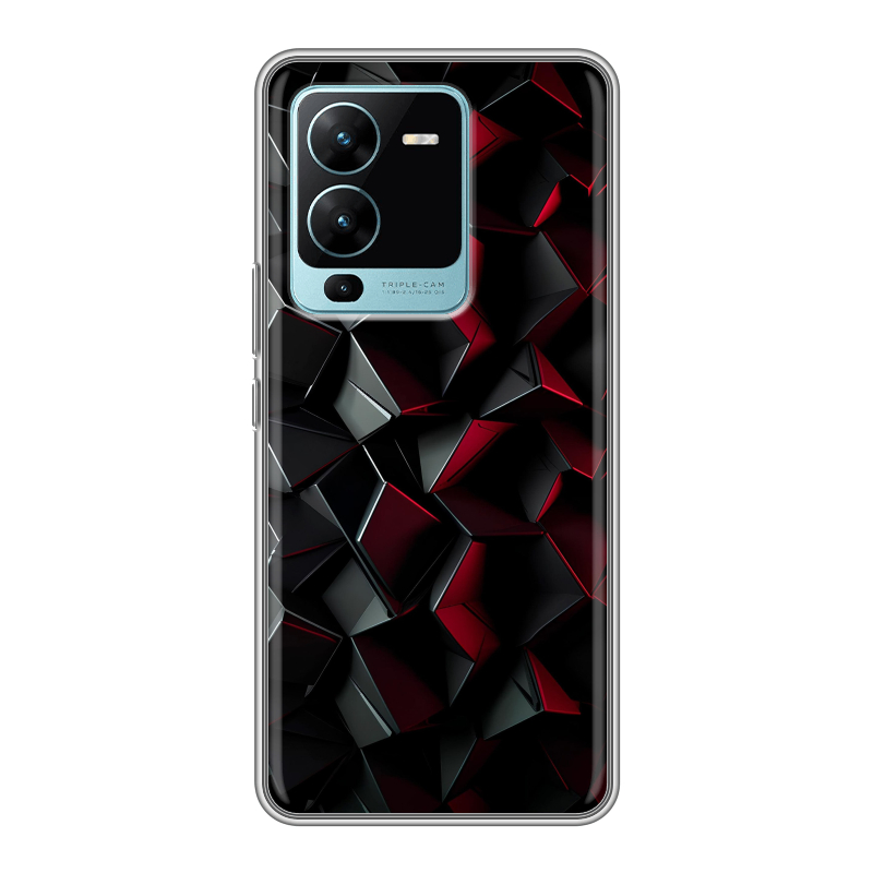 Силиконовый чехол на Vivo V25 Pro с принтом Абстракция Силиконовый чехол на Vivo V25 Pro с принтом Абстракция