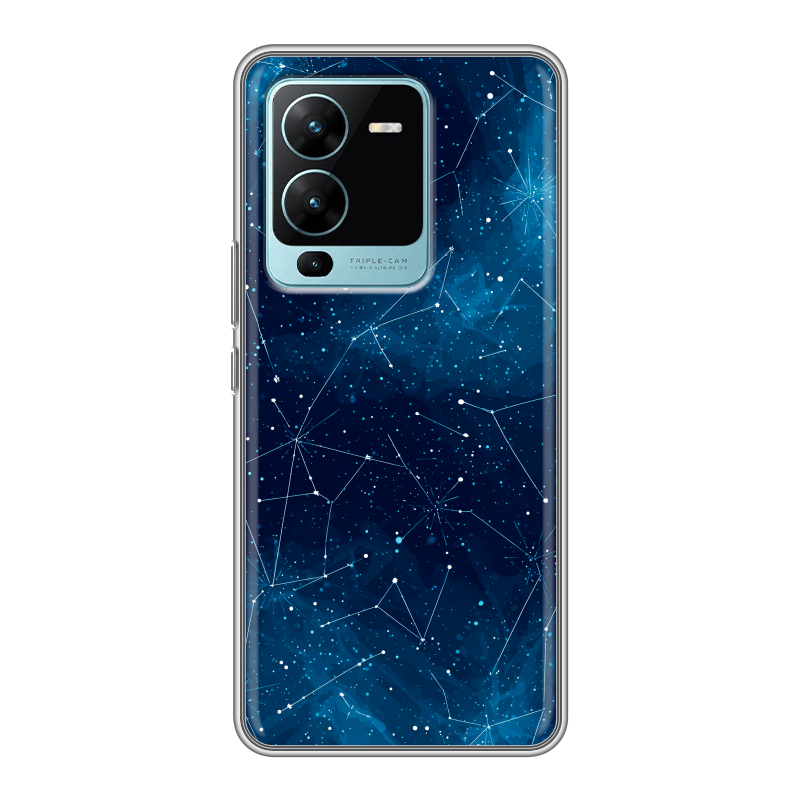 Силиконовый чехол на Vivo V25 Pro с принтом Космос звезды Силиконовый чехол на Vivo V25 Pro с принтом Космос звезды