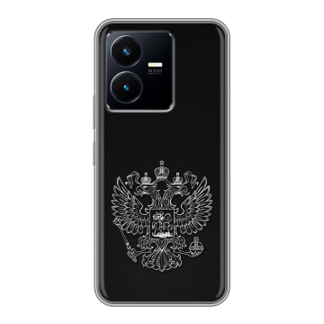 Силиконовый чехол на Vivo Y22 с принтом Герб России Силиконовый чехол на Vivo Y22 с принтом Герб России