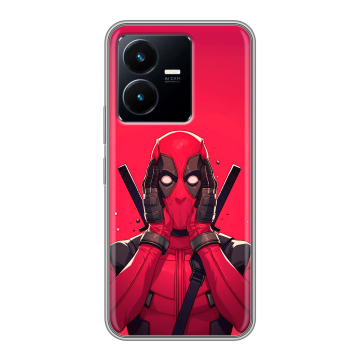 Силиконовый чехол на Vivo Y22 с принтом Дедпул Deadpool