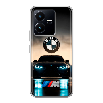 Силиконовый чехол на Vivo Y22 с принтом БМВ BMW Силиконовый чехол на Vivo Y22 с принтом БМВ BMW