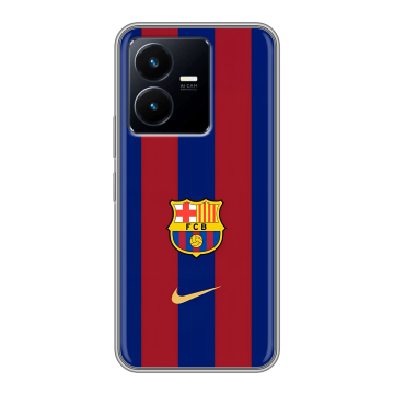 Силиконовый чехол на Vivo Y22 с принтом Барселона Barcelona