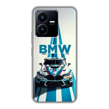 Силиконовый чехол на Vivo Y22 с принтом БМВ BMW