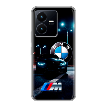 Силиконовый чехол на Vivo Y22 с принтом БМВ BMW Силиконовый чехол на Vivo Y22 с принтом БМВ BMW