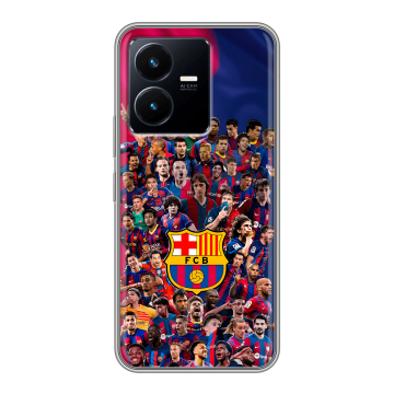 Силиконовый чехол на Vivo Y22 с принтом Барселона Barcelona Силиконовый чехол на Vivo Y22 с принтом Барселона Barcelona