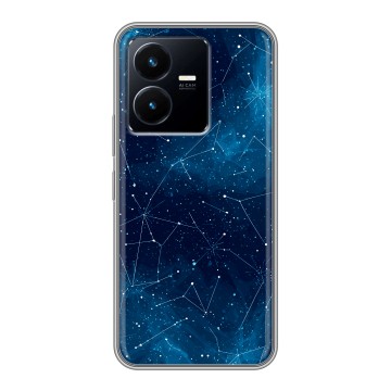 Силиконовый чехол на Vivo Y22 с принтом Космос звезды Силиконовый чехол на Vivo Y22 с принтом Космос звезды