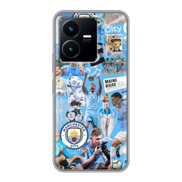 Силиконовый чехол на Vivo Y22 с принтом Man City Манчестер Сити Силиконовый чехол на Vivo Y22 с принтом Man City Манчестер Сити