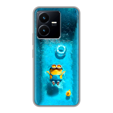 Силиконовый чехол на Vivo Y22 с принтом Миньоны Силиконовый чехол на Vivo Y22 с принтом Миньоны